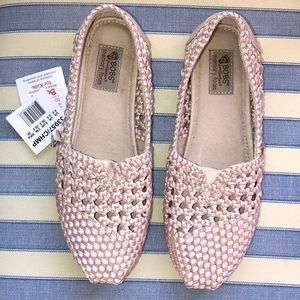 BOBS from Skechers Women's Luxe Flat Shoe NWT